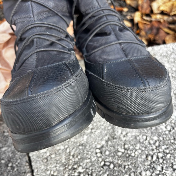 Lauren Ralph Lauren Quinly Black Winter Boots Size 9 - Picture 12 of 14